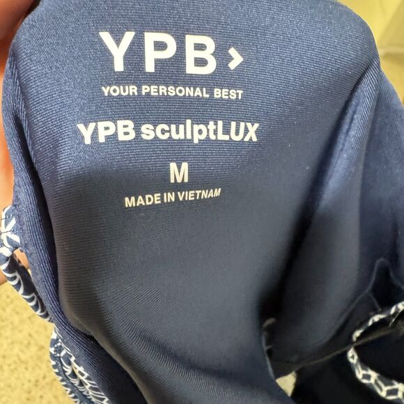 Abercrombie YPB SculptLUX Bandeau Mini Dress Blue Sz M Athletic Athleisure - Picture 10 of 11